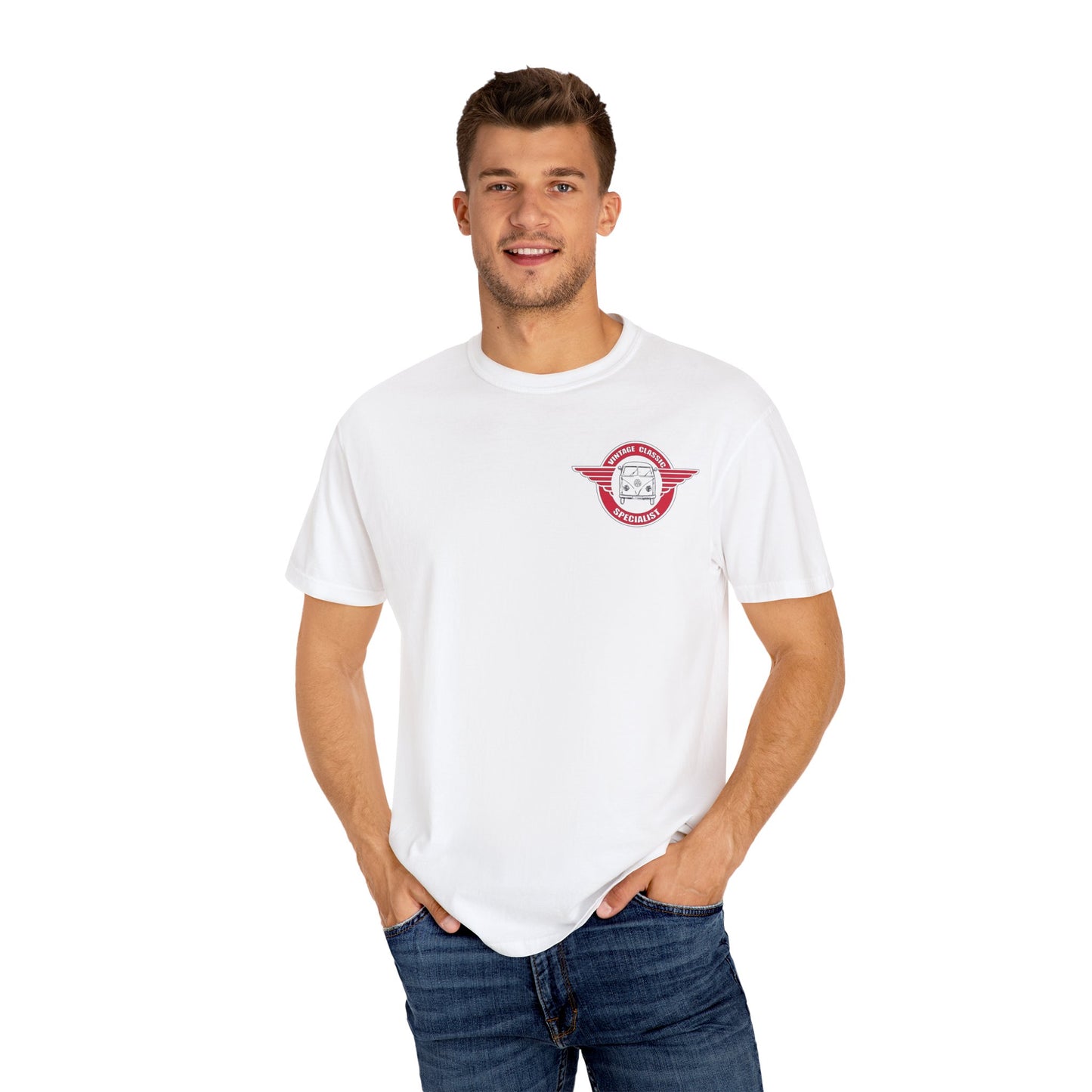 VCS Barndoor Logo Unisex Garment-Dyed T-shirt