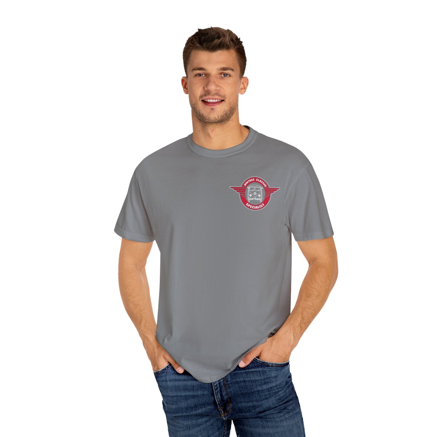 VCS Barndoor Logo Unisex Garment-Dyed T-shirt